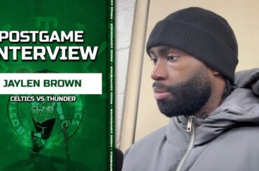Jaylen Brown: We Need to Be BETTER After OKC Loss | Celtics vs Thunder Postgame