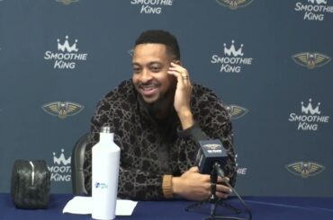 New Orleans Pelicans CJ McCollum Called "Grandpa" After 50 Points on 10 From 3: "Crazy"