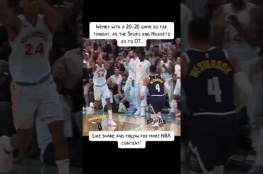 #NBA #youtubeshorts #ytshorts #nbashorts #spurs #wemby  #sanantoniospurs #victorwembanyama #MVP