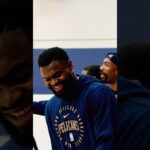 Zion Returns to Practice 💪🏾 #pelicans #nba #shorts