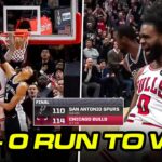 Bulls INSANE 11-0 run in final 3 minutes to beat Spurs | CHSN Chicago Bulls