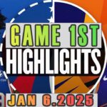 Phoenix Suns Vs Philadelphia 76ers Game 1st Highlights Jan 06,2024 NBA Season 2024-25