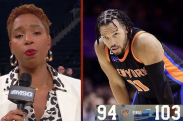 ESPN "goes crazy" KAT-less New York Knicks 103-94 loss to Orlando Magic; Jalen Brunson 24 Pts