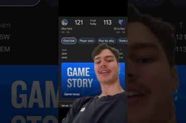 GSW 121 -113 Memphis Grizzlies - Final Score - 4 th of January 2025 Reaction 🇺🇸🏀 #shorts #nba