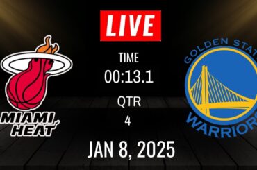 NBA LIVE! Miami Heat  vs Golden State Warriors I January 8, 2025 Warriors vs Heat 2K Live