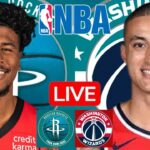 LIVE: HOUSTON ROCKETS vs WASHINGTON WIZARDS | NBA | PLAY BY PLAY | SCOREBOARD