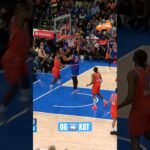 KAT with the FLUSH💥 #nba #knicks #basketball #dunk #karlanthonytowns #shorts