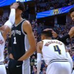 Russell Westbrook slaps Victor Wembanyama on the head after heated exchange 😂