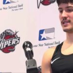 Houston Rockets Reed Sheppard talks Vipers debut