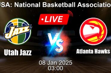🔴 LIVE: Utah Jazz vs Atlanta Hawks - Basketball Live Score - USA National Basketball Association