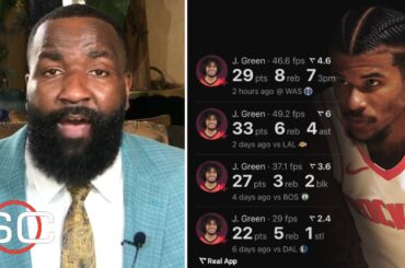 ESPN reacts to Jalen Green scoring 22 of his 29 in 3rd quarter as Rockets down Wizards 135-112