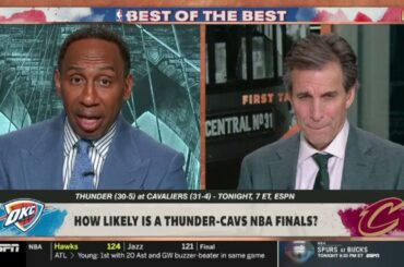 FIRST TAKE | How likely is a Oklahoma City Thunder-Cleveland Cavaliers NBA Finals - Stephen A. Smith