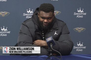 Zion Williamson | Pelicans-Timberwolves Postgame Interview 1/7/25