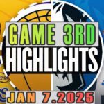 Los Angeles Lakers VS Dallas Mavericks Game 3rd Highlights Jan 07,2025 NBA Season 2024-25