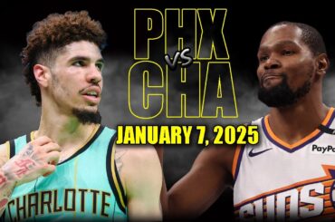 Phoenix Suns vs Charlotte Hornets Full Game Highlights - January 7, 2025 | NBA Regular Season