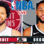 Detroit Pistons vs Brooklyn Nets Live NBA Play-by-Play Scoreboard 2025
