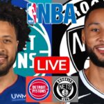 LIVE: DETROIT PISTONS vs BROOKLYN NETS | NBA | PLAY BY PLAY | SCOREBOARD