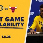 Indiana Pacers Postgame Media Availability vs. Chicago Bulls | January 8, 2025