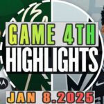 Milwaukee Bucks VS San Antonio Spurs Game 4th Highlights Jan 08,2025 NBA Season 2024-25