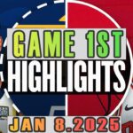 Indiana Pacers Vs Chicago Bulls Game 1st Highlights Jan 08,2024 NBA Season 2024-25