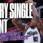 EVERY SINGLE POINT FROM THE KINGS’S 17 POINT 4TH QTR COMEBACK | 1.6.25