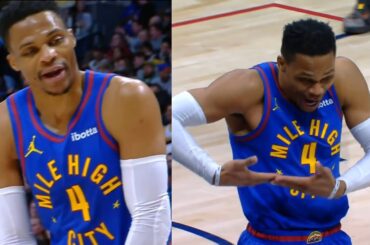 Russell Westbrook gets putback after telling Zubac to box him out and has words for Clippers