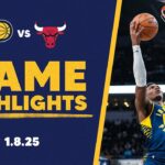 Indiana Pacers Highlights vs. Chicago Bulls | January 8, 2025