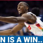 A Win Is A Win... | The Philadelphia 76ers Just Get By The Washington Wizards 109-103.