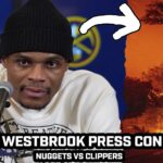 Russell Westbrook on LA Fires & Jokes About Zubac Moment in WIN vs LAC