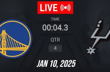 NBA LIVE! San Antonio Spurs vs Golden State Warriors  | January 10, 2025 Warriors vs Spurs | 2K25