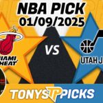 Miami Heat vs. Utah Jazz Pick 1/9/25 NBA Pick to Bet
