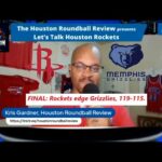 Houston Rockets postgame show. Rockets edge the Grizzlies, 119-115.