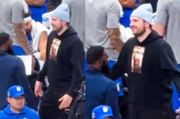 Luka Doncic Entered the Court during Timeout Thrilled by Comeback vs Portland Trail Blazers