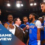 ❝Ball had energy today.❞ |  Thunder at Knicks Post-Game Interview | January 10, 2025