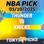 Oklahoma City Thunder vs New York Knicks 1/10/25 NBA Pick to Bet