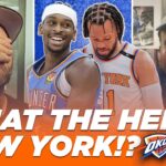 Thunder-Knicks Reaction: OKC CLEARLY on another level than New York | The Dime With Josh and Kwab