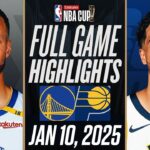 WARRIORS vs PACERS FULL GAME HIGHLIGHTS JANUARY 10, 2025 NBA FULL GAME HIGHLIGHTS TODAY 2K25