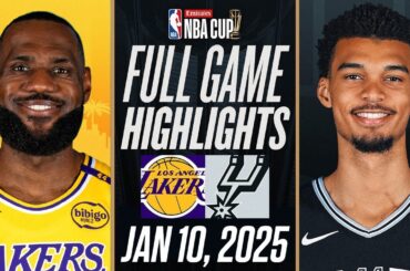 LAKERS vs SPURS FULL GAME HIGHLIGHTS JANUARY 10, 2025 NBA FULL GAME HIGHLIGHTS TODAY 2K25