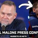 Michael Malone Says We Watching The History Channel With Jokic & Russ