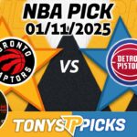 Toronto Raptors vs. Detroit Pistons Pick 1/11/25 NBA Pick Against the Spread