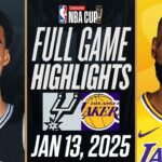 LAKERS vs SPURS FULL GAME HIGHLIGHTS JANUARY 12, 2025 NBA FULL GAME HIGHLIGHTS TODAY 2K25