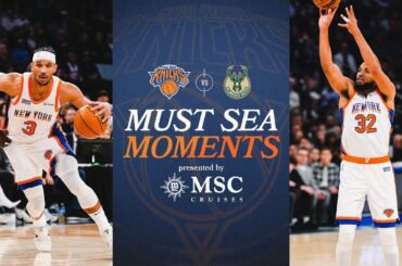 FULL Game Highlight: Knicks defeat Milwaukee Bucks at home | January 12, 2025