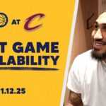 Indiana Pacers Postgame Media Availability at Cleveland Cavaliers | January 12, 2025