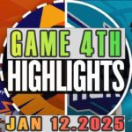 Phoenix Suns VS Charlotte Hornets Game 4th Highlights Jan 12,2025 NBA Season 2024-25
