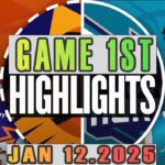 Phoenix Suns VS Charlotte Hornets Game 1st Highlights Jan 12,2025 NBA Season 2024-25