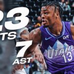 Isaiah Collier's CAREER-HIGH 23 Points vs Nets! | January 12, 2025