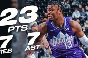 Isaiah Collier's CAREER-HIGH 23 Points vs Nets! | January 12, 2025