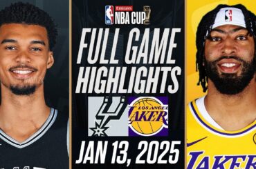 SPURS vs LAKERS FULL GAME HIGHLIGHTS | January 13, 2025 | NBA Full Game Highlights Today 2K25