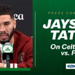 POSTGAME PRESS CONFERENCE: Jayson Tatum talks wild ending in Celtics vs. Pelicans