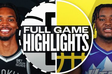 NETS at JAZZ | FULL GAME HIGHLIGHTS | January 12, 2025